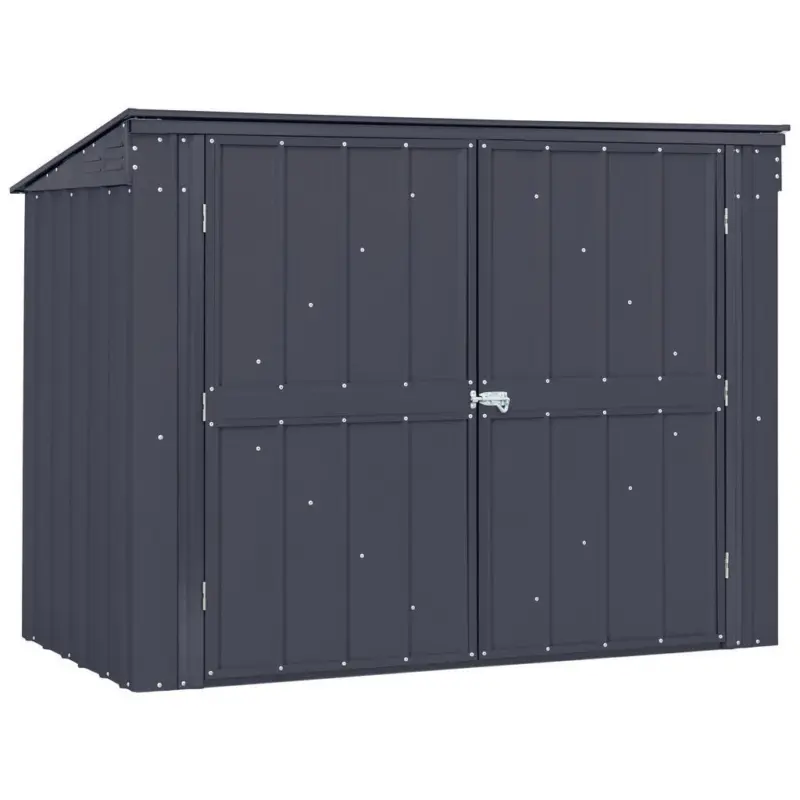 Mülltonnenbox 174x131x101 cm Absperrbar, Pultdach