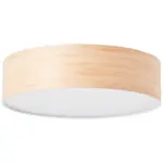 Möbelix Deckenleuchte Romm Ø 38 cm 2-Flammig Rund mit Bambus Holz