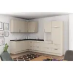 M&ouml;belix Einbauk&uuml;che Eckk&uuml;che M&ouml;belix Ip1200 Ohne Ger&auml;te 185x320 Cm Kieselgrau