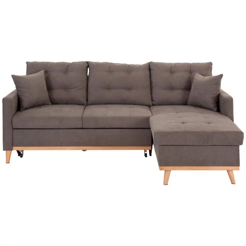 Ecksofa Kring Mit Schlaffunktion Grau