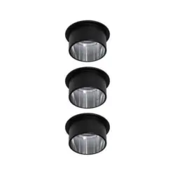 Deckenleuchte 3er-set Ø 6,8 Cm 3-Flammig, Dimmbar