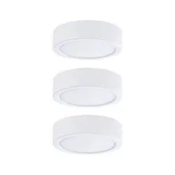 Unterbauleuchte 3xled 3 W Kunststoff Weiß Flach