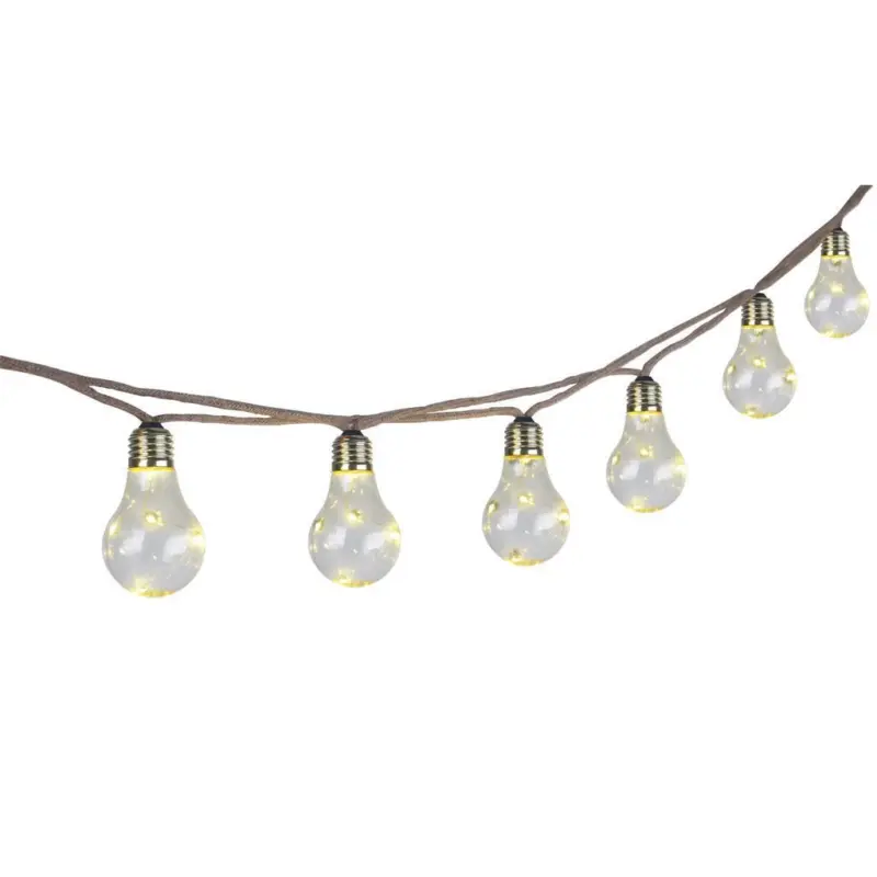 Solar-Lichterkette 50x Led Warmweiß H: 570 cm