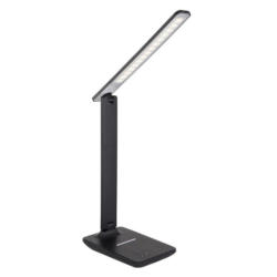 LED-Tischlampe dimmbar Opal/Schwarz Touch