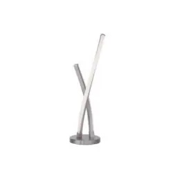 LED-Tischlampe Lolasmart-Swing dimmbar Silber Farbwechsler