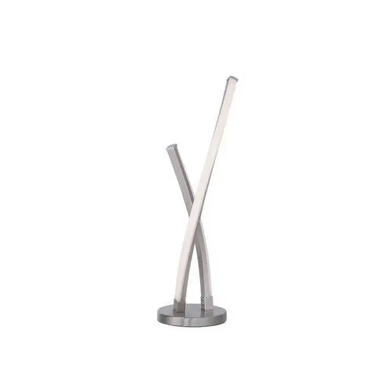 LED-Tischlampe Lolasmart-Swing dimmbar Silber Farbwechsler
