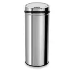 Möbelix Mülleimer Inox mit Deckel 42l Edelstahl Silber