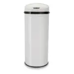 Möbelix Mülleimer White mit Deckel 42l Edelstahl Weiß