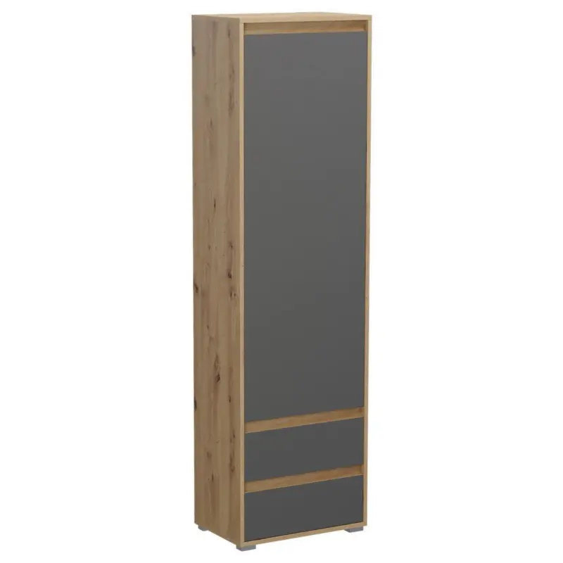 Garderobenschrank Torina B: 54cm Eiche Artisan