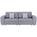 Möbelix Big Sofa Concord Schlaffunktion B: 252 Cm Grau