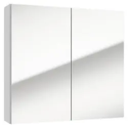 Spiegelschrank Locca 2 Türen, Bxhxt: 65x60x15 Cm Weiß