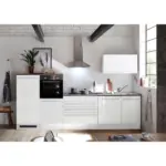 Möbelix Küchenzeile Jazz 4 Mit Geräten B: 200/120 Cm Weiß Matt Modern
