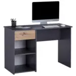 Möbelix Schreibtisch Mit Stauraum Bxh: 110x74,5 Cm Anthrazit