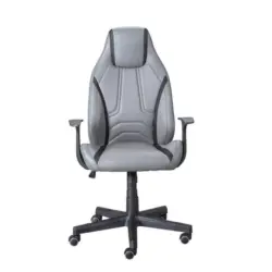 Jugenddrehstuhl Lysander Mit Kopfst&uuml;tze Grau/Schwarz, 120kg