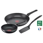 Möbelix Pfannenset Simple Cook 3-tlg., Antihaftbeschichtet