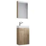 Möbelix Badmöbel-set Gäste Wc 3-tlg. Slito B: 41 Cm Eiche Dekor