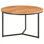 M&ouml;belix Couchtisch Rund Holz Massiv Akazie