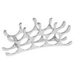 Möbelix Weinregal Metall Alufarben 9 Flaschen Bxh: 55x20 Cm