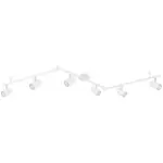 Möbelix Strahler 6-Flammig verstellbar L: 180 cm