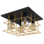 Möbelix Deckenleuchte L: 40 cm 4-Flammig mit Holz