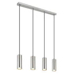 H&auml;ngeleuchte H: 120 cm 4-Flammig, Chromfarben