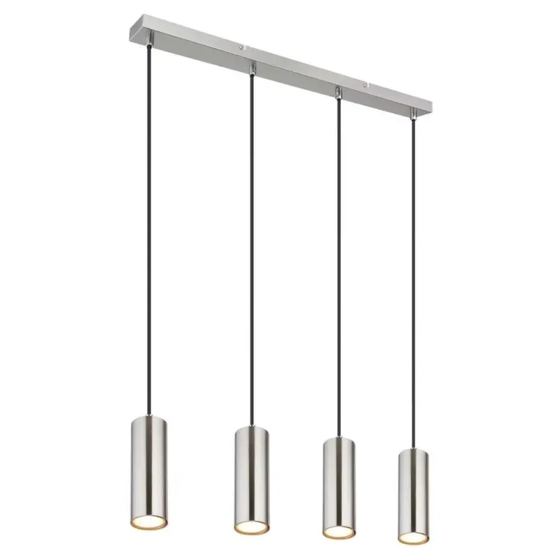 H&auml;ngeleuchte H: 120 cm 4-Flammig, Chromfarben