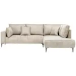 Möbelix Ecksofa Kobe Mit Kissen Beige Lederlook