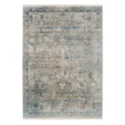 Webteppich Blau/Grau Naturfaser Toulon 120x180 cm
