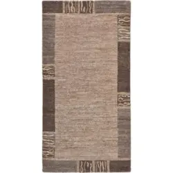 Orientteppich Naturfarben Naturfaser, Seide 70x140 cm