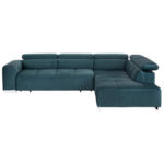 Möbelix Ecksofa mit Schlaffunktion Hemingway Dark Petrol