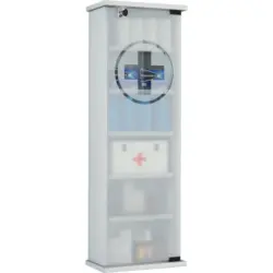 Medizinschrank Omal XXL Weiß 31x92 cm versperrbar