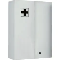 Medizinschrank Medasa XL Weiß 50x70 cm Abschließbar