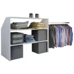 Möbelix Dachschrägenregal Mit Kleiderstange Dacho B: 90 Cm Weiß