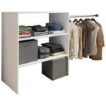 Möbelix Dachschrägenregal Mit Kleiderstange Dacho B: 90 Cm Weiß