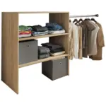 Möbelix Dachschrägenregal Mit Kleiderstange Dacho B: 90 Cm Eiche Dekor