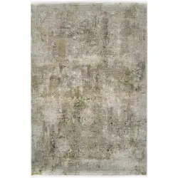 Webteppich Avignon Grau/grün 200x250 Cm