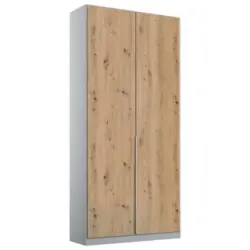 Drehtürenschrank 91 Cm Alabama Extra Hellgrau