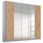 Möbelix Drehtürenschrank Mit Spiegel 226 Cm Alabama Extra Hellgrau