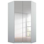 Möbelix Eckschrank Mit Spiegel 117 Cm Alabama Hellgrau