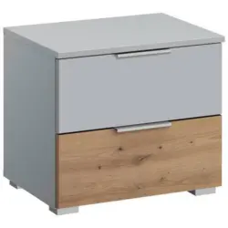 Nachtkästchen Hellgrau H: 43 Cm Alabama Extra