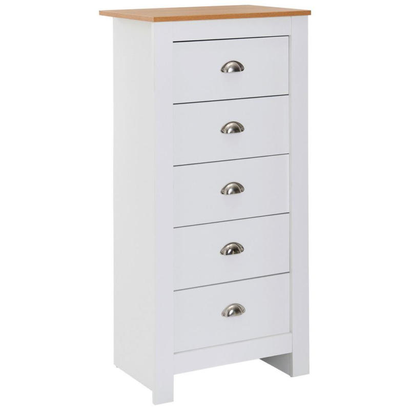 Highboard Weiß B: 53cm