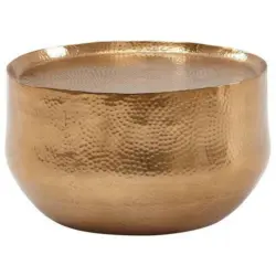 Couchtisch Goldfarben D: 60cm