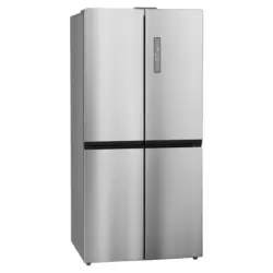 Side-by-side Food Center 2 Türen Edelstahlfarben