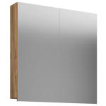 Möbelix Spiegelschrank Vcb 2-Türig BxHxT: 60x59x12 cm Eiche/Honig