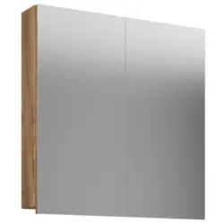 Spiegelschrank Vcb 2-türig Bxhxt: 60x59x12 Cm Eiche/honig