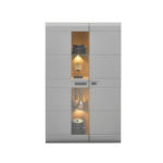 Möbelix Vitrine Auris B: 60 Cm Eiche/basalt