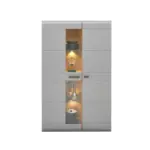Möbelix Vitrine Auris B: 60 Cm Eiche/basalt