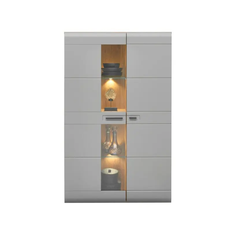 Vitrine Auris B: 60 Cm Eiche/basalt