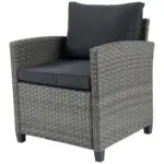 Möbelix Gartensessel Vipora Polyrattan mit Kissen