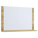 Möbelix Badspiegel Vcb10 Bxh: 60x65 Cm Mit Ablage Eiche Dekor